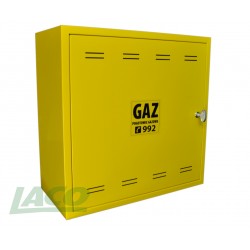 Obudowa metalowa GAZ (500x500x250) bez pleców, żółta
