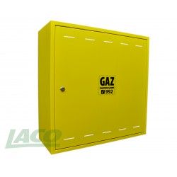 Ob.met.GAZ (600x600x250) /żółta, kl.gaz., b.plec./